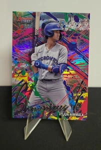 2024 Bowman's Best Arjun Nimmala #BS-12 Showpieces Blue Jays - Picture 1 of 2