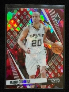 Manu Ginobili 2023-24 Panini Phoenix Red Cracked Ice #49 SA SPURS - Picture 1 of 2