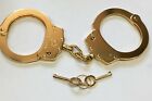 24k Gold Plated Vipertek Double Lock Police Edition Professional Handcuffs