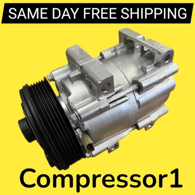 AC Compressor Ford Ranger V6 3.0L 4.0L 1991-2000 Only 4.0L 2001 2002 2003-2007 - Image 1 of 3
