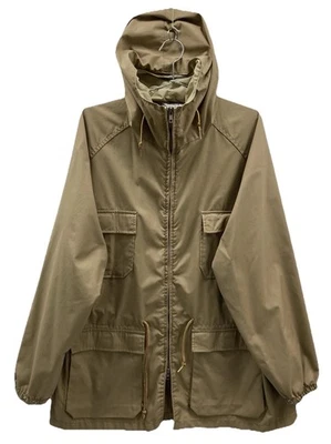 Vtg 70s/80s Woolrich Field Jacket Size XL Lightweight Dark Khaki Full Zip Hooded - Image 1 of 4