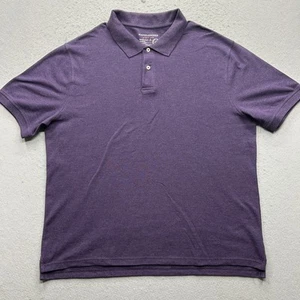 Saddlebred Men's Polo Shirt Size XL Purple Short Sleeve - Picture 1 of 9