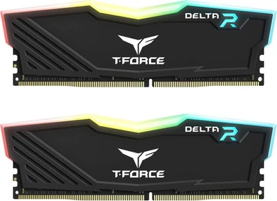 TEAMGROUP T-Force Delta RGB DDR4 16GB (2x8GB) 3200MHz 16GB(2x8GB), Black  - Image 1 of 4