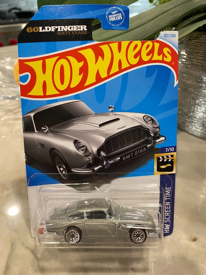 2024 Hot Wheels #107 HW Screen Time-Goldfinger 007 7/10 ASTON MARTIN 1963 DB5 - Image 1 of 1