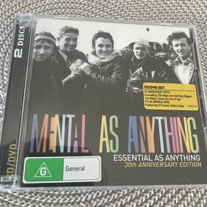 Essential As Anything by Mental As Anything (CD) Plus Dvd Reg 4 Fast Post Rare - Bild 1 von 4