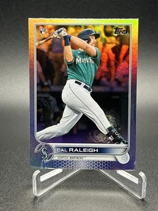 Topps Cal Raleigh Rainbow Foil RC #277 2022 Seattle Mariners - Imagen 1 de 2
