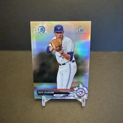 2017 Topps Bowman Chrome Baseball REFRACTOR #BDC-119 Nate Pearson EX/NM - Image 1 of 2