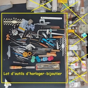 Lot d'outils d'horloger-bijoutier - 3,6 Kg - 19photos - Picture 1 of 24