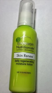 Garnier Nutritioniste Skin Renew 2.5 OZ Loción Hidratante Diaria FPS 15 NUEVO - Imagen 1 de 2