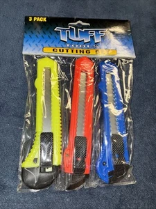 TUFF Tools Schneidset 3er Pack Multicolor, Rasiermesser Messer, Set Neu im Paket - Bild 1 von 2