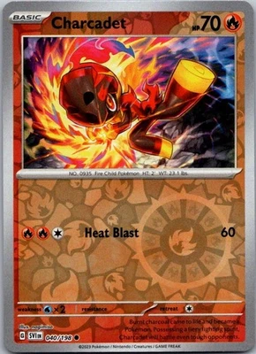Charcadet - Reverse Holo Common SV01: Scarlet & Violet Base Set 040/198 NM - Image 1 of 2