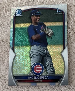 2023 Bowman Chrome - Prospects Angel Cepeda #BCP-205 Mojo Refractor (RC) - Picture 1 of 2