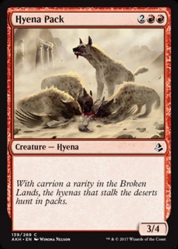 x1 Hyena Pack - Amonkhet - NM - MTG - Image 1 of 1