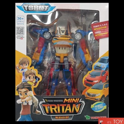 TOBOT MINI TRITAN X Y Z Integration Transforming Robot 3-Cars Combine Toy 2023 - Image 1 of 4