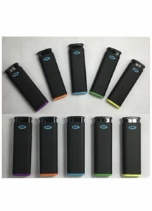 10 Ct MK JET HUE Color Big Full Size Lighters Refillable Windproof Lighter - Picture 1 of 2
