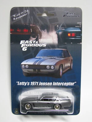 Fast & Furious 6 Letty's 1971 Jensen Interceptor 1/64 Custom Hot Wheels - Image 1 of 4