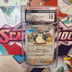 CGC 10 Snorlax 136/167 Reverse Holo - Twilight Masquerade - Pokemon - BLITZVERSAND - Bild 1 von 2