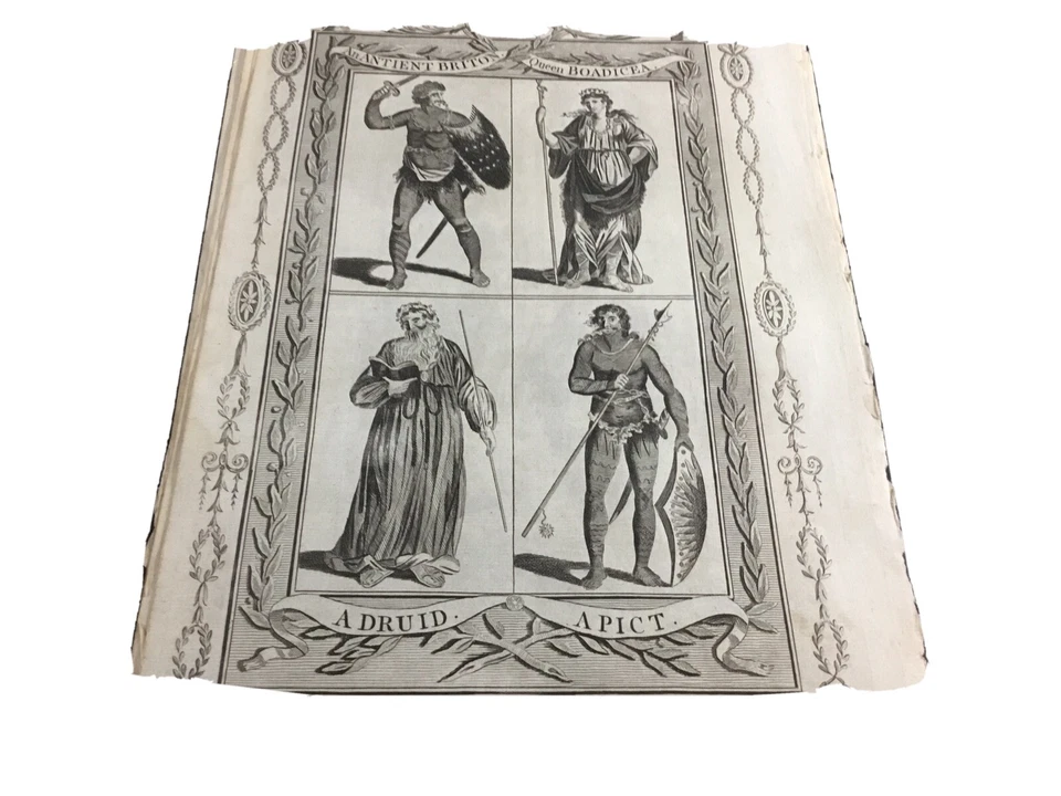 Six Antique Engraved Plates C 1783 From New History Of England By Edward Barnard - Image 1 of 4