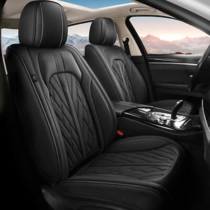 For Hyundai Santa Fe 2007-2025 Car Faux Leather 5-Seat Covers Protector Pad Set - Picture 1 of 8