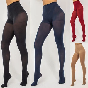 NEW Women Soft Winter Footed Warm Tights Thick Opaque Stockings 120D Pantyhose - Picture 1 of 9