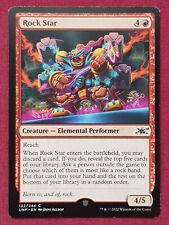 Magic The Gathering UNFINITY ROCK STAR red card MTG