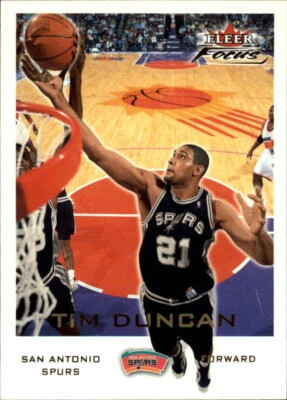 2000-01 Fleer Focus #113 Tim Duncan - NM-MT - Image 1 of 2