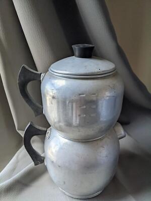 Vintage COMMERCIAL Aluminum PERCOLATOR Coffee Maker WEST BEND Kwik Drip Pot • 24.16£