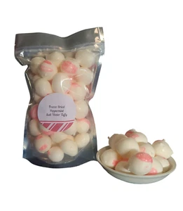 Freeze Dried Peppermint Salt Water Taffy, Freeze Dried Candy - Picture 1 of 5