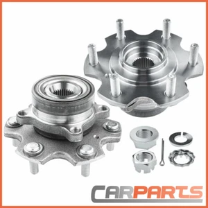2x cubo de rueda juego de cojinete de rueda delantero para Mitsubishi Pajero III IV V7 Pajero Sport I K90 - Imagen 1 de 10