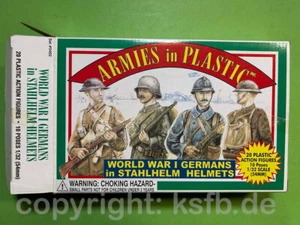 1/32 Armies in Plastic 5402BOX WKI Deutsche Soldaten Stahlhelm Figuren 1916-1918 - Bild 1 von 3