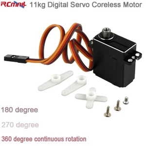 11kg Micro Digital Metal Gear Servo Coreless Motor 4.8-8.4V for RC Robot Car - Picture 1 of 5