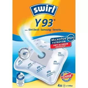 Swirl 4x Bolsas de Aspiradora DeLonghi Xlence XTL190 XTL210 XTL212 XTL220 - Imagen 1 de 2