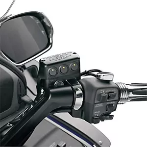 Show Chrome Brake Side Switch Box in Black - GL1800/1500/VT750/VTX/VT600/VT1100 - Foto 1 di 4