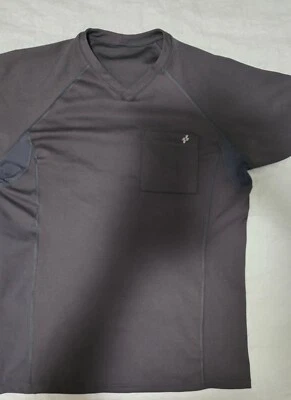 Blusa Médica Estampada Fit Scrubs Para Hombre Talla Pequeña Gris Foto 1 de 2