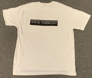 Vintage Steve Fabrikant Isn't Life Fab! Pocket T-Shirt Sz L Made in USA - Picture 1 of 6