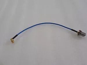 Nuovo Phoenix N Femmina Paratia a SMA Maschio Angolo Retto RG402 Cavo 12" Pollici - Foto 1 di 3