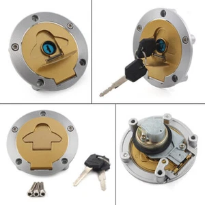 Fuel Gas Tank Cap Cover Lock + 2 Key Fits Ducati 750 748 996 900 Monster 695 620 - Picture 1 of 12