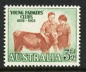 Australian 1953 Young Farmers, stamp is Mint Never Hinged - Bild 1 von 1