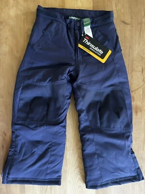 NUEVO CON ETIQUETAS LL BEAN Pantalones de Nieve Niños 4 Azul Marino Aislante Invierno Esquí Niños Foto 1 de 4
