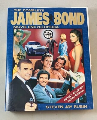 The Complete James Bond Movie Encyclopedia-Steven Jay Rubin-SIGNED!-SC-1995-RARE - Image 1 of 4