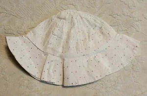 PatPat Baby Girl's Floral Sun Hat AW7 White/Purple One Size - Picture 1 of 3
