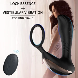 Powerful Prostate Massager Dual Motor Male Waterproof Vibrators - Picture 1 of 9