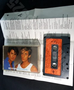 1983 Wham George Michael Fantastic Taiwan Ltd 11 Tracks Cassette W/Promo Insert - Picture 1 of 13