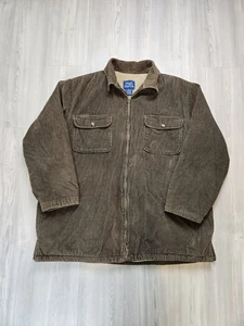 VTG 90s High Sierra Men's XL Corduroy Sherpa Lined Jacket Coat Barn Coat - Picture 1 of 9