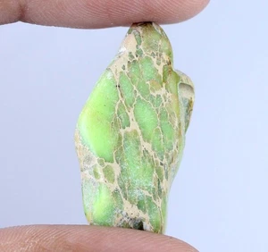Grüner Carico See Türkis 20,70 Karat natürliche grobe Platte AGI zertifiziert T14419 - Bild 1 von 7