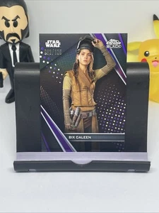 2023 Topps Star Wars Chrome Black Bix Caleen Purple Refractor /125 - Picture 1 of 3