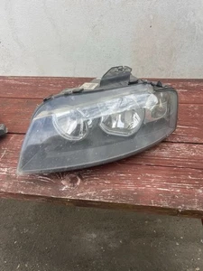 AUDI A3 2007 2.0 TDI S LINE MK2 5DR PASSENGER SIDE FRONT HEADLIGHT 8P0941003L - Picture 1 of 3