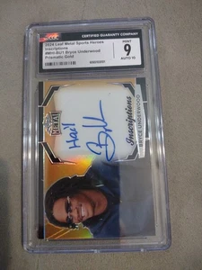 2024 INSCRIPCIONES ORO PRISMÁTICO BRYCE UNDERWOOD/100 CGC 9 AUTOMÁTICO 10 GEMA ¡COMO NUEVO! RC - Imagen 1 de 24