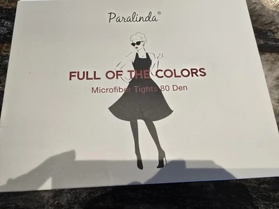 2 Pares MALLAS MICROFIBRA ROSA L - XL Paralinda 80 Den Spandex ¡NUEVAS! Precintado Foto 1 de 4