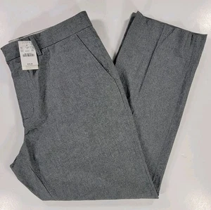 NEU J Crew Herrenhose 36 x 30 Bedford vorne flach Chino schmal klassisch grau neu mit Etikett Baumwolle - Bild 1 von 15